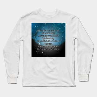 Shadows' Symphony: A Battle Unseen Long Sleeve T-Shirt